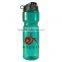 USA Made 28 oz Transparent Sports Bottle With Flip Lid - BPA/BPS-free, FDA Compliant And Comes With Your Logo