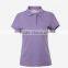 Hot Sale Custom New Design Collar Blank Plain Polo T Shirts For Women