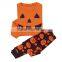 Baby Boys 2 pcs kids Halloween Costume Pumpkin Pattern T-shirt And Pants Set