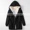 2016 Women Jacket More Collars Hooded Long Down Jacket Hat Detachable