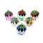 Plastic Christmas Party Decorations Multicolor Round Rhombus