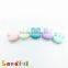 EN71 Standard Bunny Ear Baby Necklace Jewelry String Silicone Teething Beads