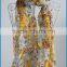 Japan Hot Selling Lady's Fashion Floral Printing Neck Scarf