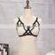 Popular Fashion Black Women Cage Bra Crop Top Harness Bra Really Sexy Elastic Cage Dress