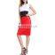 Hotsale Daily wear dress women knee length dress in simple design