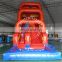 red water slide inflatable pool outdoor party for adults kids