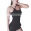 Smooth Padding Cups Black Yoga Camisole private label black sport vest wholesale tank top