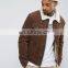 OEM Custom Denim Winter Jacket Men Denim Jacket With Fleece Lining