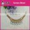 top quality jewelry necklace sets handmade sparkle gold color necklace for collar jewelry gold necklace