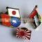 Custom wholesale superior quality national flag pin badge