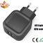2017 NEW 5V 3.1A/3.4A Wall Type 2 Port USB Power charger for travel