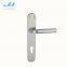 SN zinc allow lever handle mortise lock door handle with cylinder hole used in wooden door or bathroom