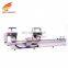 Two head miter pvc profile & aluminium single head cutting machine