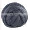 Cheap wholesale knitting fancy super chunky thick Australian merino polyester felt 100% roving alpaca cotton wool blended yarn