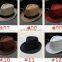 New Vogue Men Women Cotton / Linen Straw Hats Soft Fedora Panama Hats Outdoor Stingy Brim Caps over 34Colors