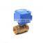 auto drain valve brass ss304 mini electric actuator water control motorized valve 3v 5v 6v 12v 24v 110v 220v