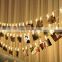 Home Decoration 50Leds Photo Clip Led String Lights With 8 Modes Remote Control