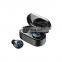 Wireless Blue tooth Headset Wireless Earphone LED Battery Display Headphone Hi-Fi Stereo Earbuds Ear Pods
