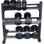 High quality with good price gym fitness equipment 3 layers dumbbell rack BW4018