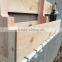 Custom unfinished wall wooden wine storage rack with glass holding
