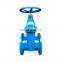 Non-rising Stem 4 inch ductile iron flange type soft sealing gate valve