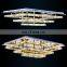 2018 Led ceiling light modern fancy crystal chandelier pendant light made in China