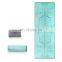 Oem fitness private label 2  color pu rubber yoga mat 2019