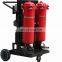 hydraulic mobile barrel transportation and filtration trolley