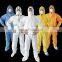 disposable Microporous coverall boiler suit PPE asbestos removal suits EN14126