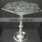 Aluminum Coffee Table With Silverish Finish