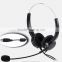 Noise canceling rj9 usb single pin or 2.5mm plug microphone headset