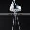 Abs plastic 6 function micro bubble hand held rain shower head