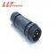 Led plastic waterproof 2+2pin power assembly cable connector
