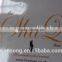 Luxury paper shopping bag packing bag with UV printing logo