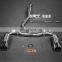 Exhaust Pipe for Toyota 86 titanium exhaust catback with quad double tip