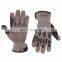 HANDLANDY Synthetic Palm Foam Padded Protective Safety Outdoor Motorcycle Gloves,Silicone Coating Mechanic Impact Gloves