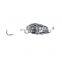 3g 28mm spoon lure trout  hard sequin fishing lure with single hook  for Fresh Water Bass Pike Fishing