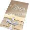 luxury gift box packaging for jewelry golden textured paper custom logo magnetic gift box
