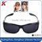 2016 New model matt black flexiable fit over reader sunglasses