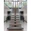 Modern Wood Straight Staircase Cantilevered Stairs