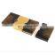 Custom black luxury high end book shape with sleeve empty cosmetic eyeshadow palette