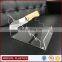 customized 6-tiers fork shelf locked acrylic knife display stand