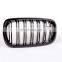 For BMW X5M F15 front grill high quality double slat line glossy black kindly center mesh grill for BMW X6 F16 2014-IN