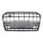 S6 style Grill for Audi A6  Car accessories Chrome silver gray front bumper grille  facelift no logo version 2016-2018