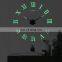 Wholesale Big Wall Clock Custom LOGO 3d Night Light DIY Luminous Watch Acrylic Non Ticking Wall Clocks Home Decor