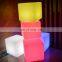 Christmas Decorations Cube Shaped LED Light seat lighting led cube chairs led bar stools