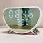 Manufacturer High quality 3 in 1 Wireless Charger 15W Fast Charging with Digital clock and Temperature display