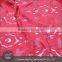 Fashion cheap beautiful flower red/pink water soluble guipure mesh lace micro fiber polyester lace fabric