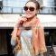 Wholesale Winter Korea Fashion Loop Yarn Plain Woman Neck Scarf