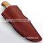 Damascus steel Kentucky Skinner knife with camel bone Handle